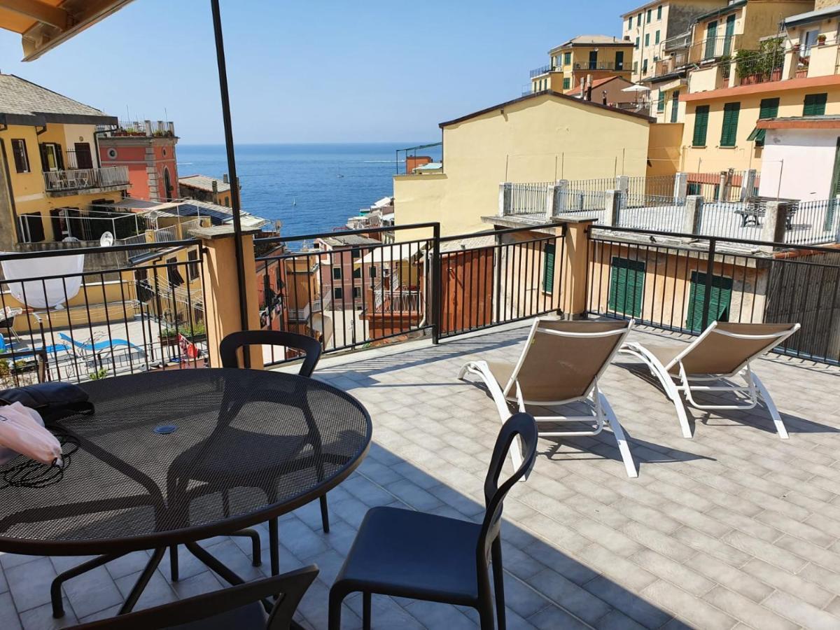 Ca Vivaldi Penthouse 5Terreparco Apartment Riomaggiore Bagian luar foto