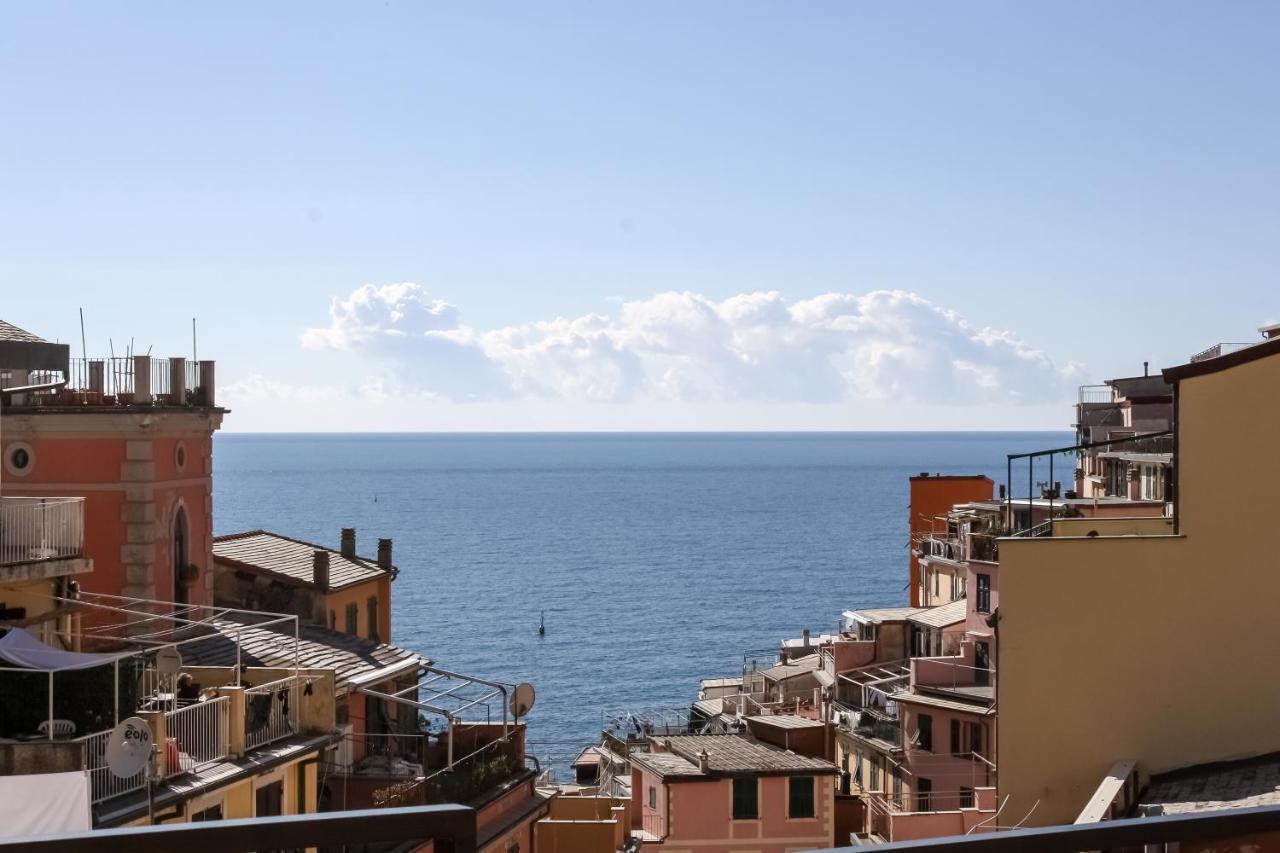 Ca Vivaldi Penthouse 5Terreparco Apartment Riomaggiore Bagian luar foto