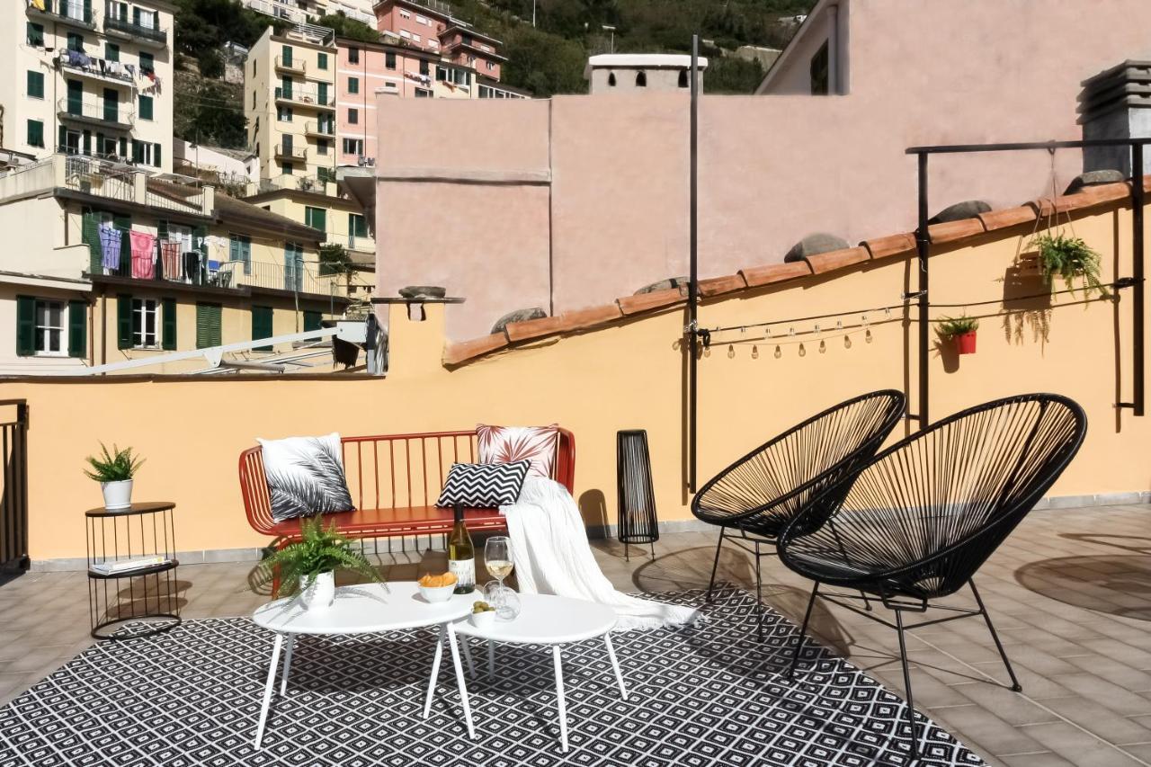 Ca Vivaldi Penthouse 5Terreparco Apartment Riomaggiore Bagian luar foto