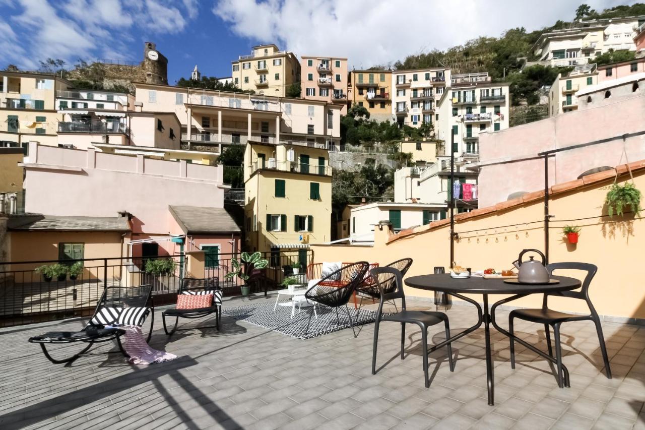 Ca Vivaldi Penthouse 5Terreparco Apartment Riomaggiore Bagian luar foto